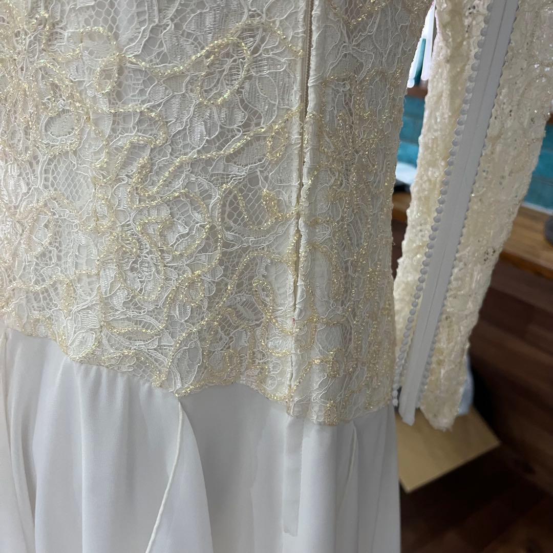 sekine セキネ商事　セキネ　社交ダンス　ホワイト レース フリル ドレス