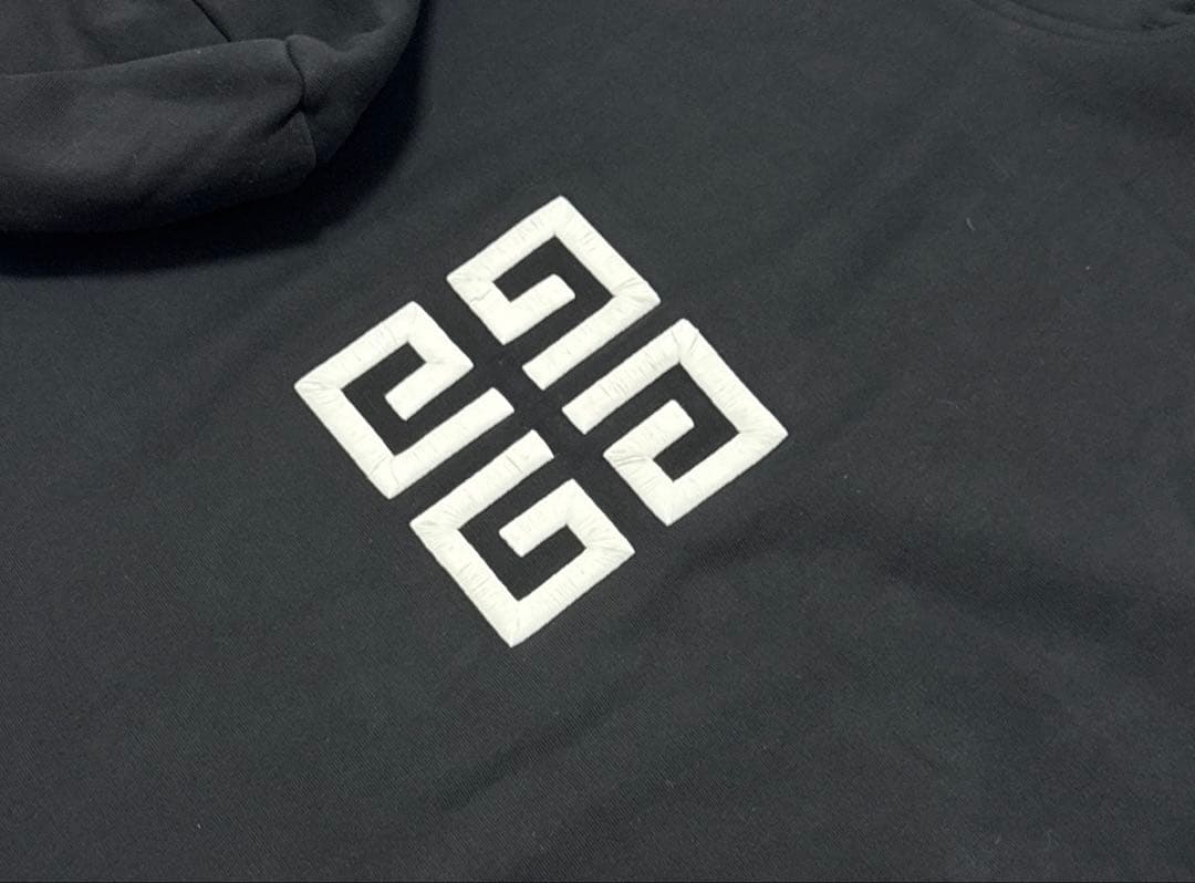 GIVENCHY ジバンシーメンズ ロゴ刺繍スウェットパーカーM