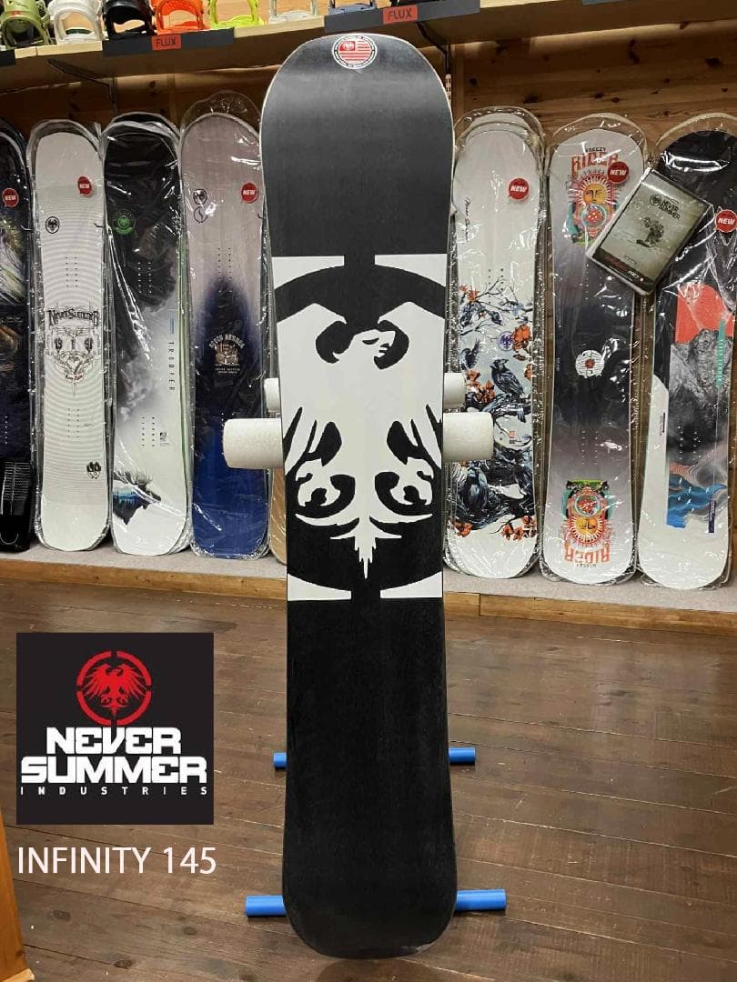 新品】21-22 NEVER SUMMER INFINITY 145 価格