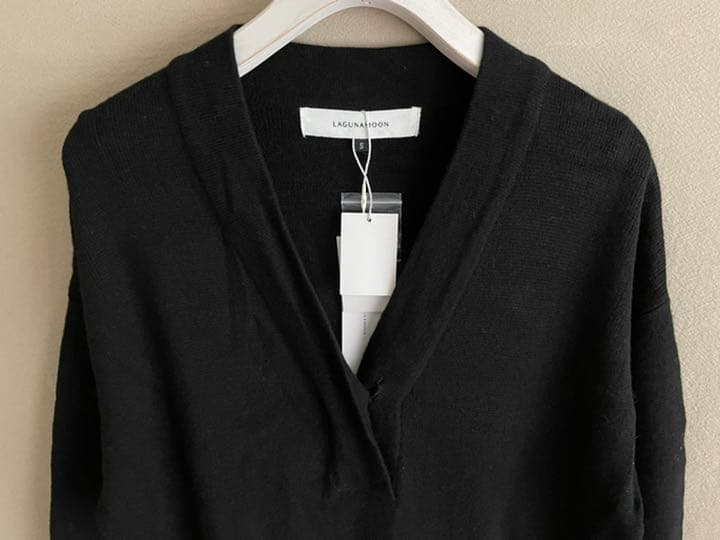 B00056 ラグナムーンLAGUNAMOONニットジャンプスーツ