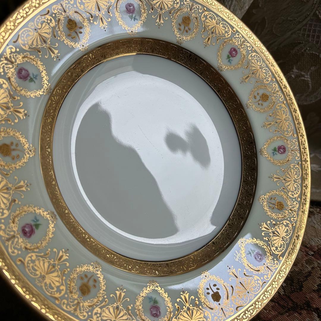 フランス製　Limoges Haviland リム付きディープディッシュ