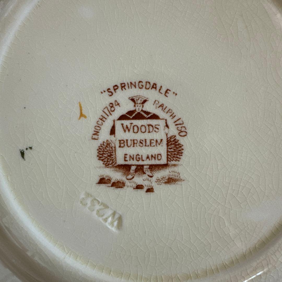 WOODS BURSLEM ENGRAND SPRINGDALE プレート