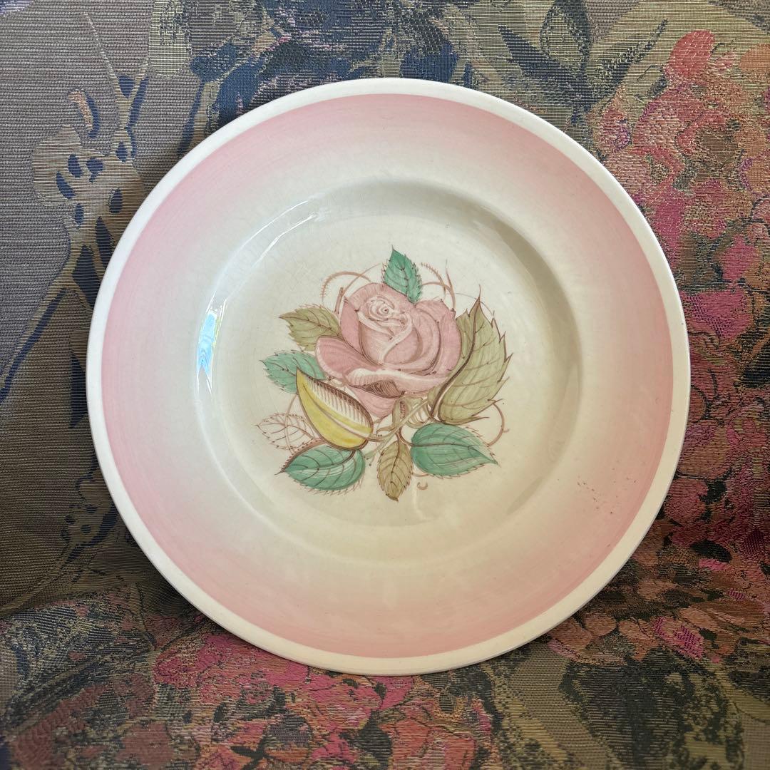 スージークーパー＊パトリシアローズ＊23センチプレート＊ピンク