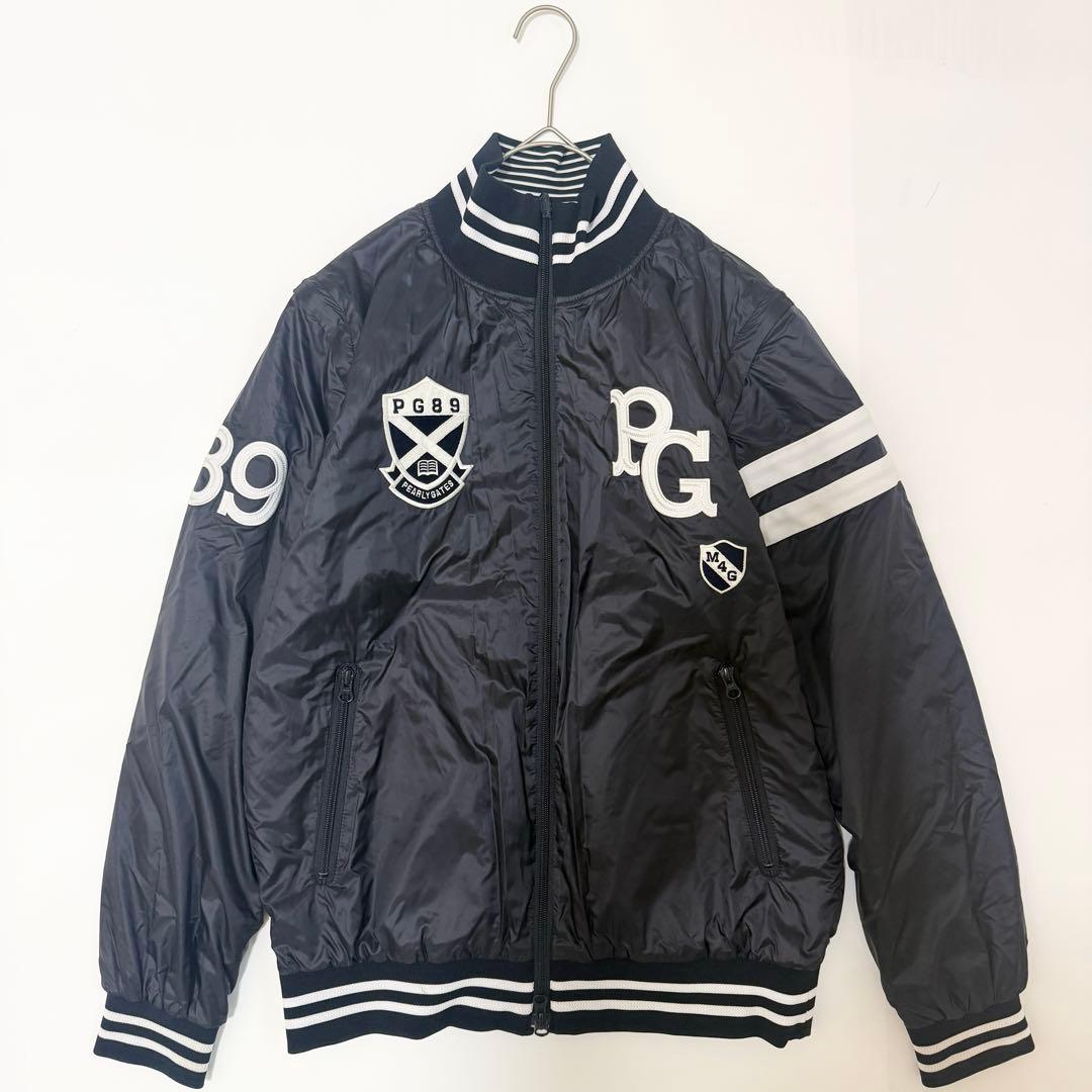 パーリーゲイツ リバーシブル 4way PERTEX ブルゾン 4 スニード　黒