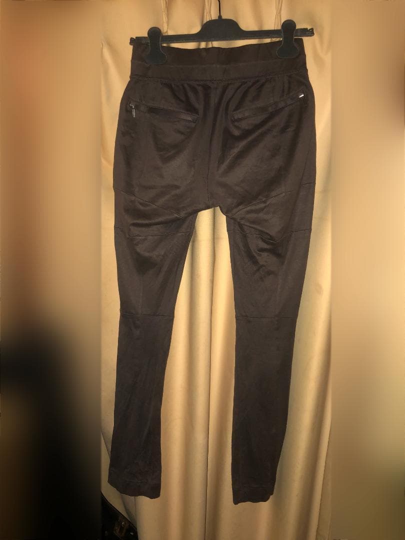 JULIUS MA バイカー パンツ ジップ ミラノリブ【アーカイブ】