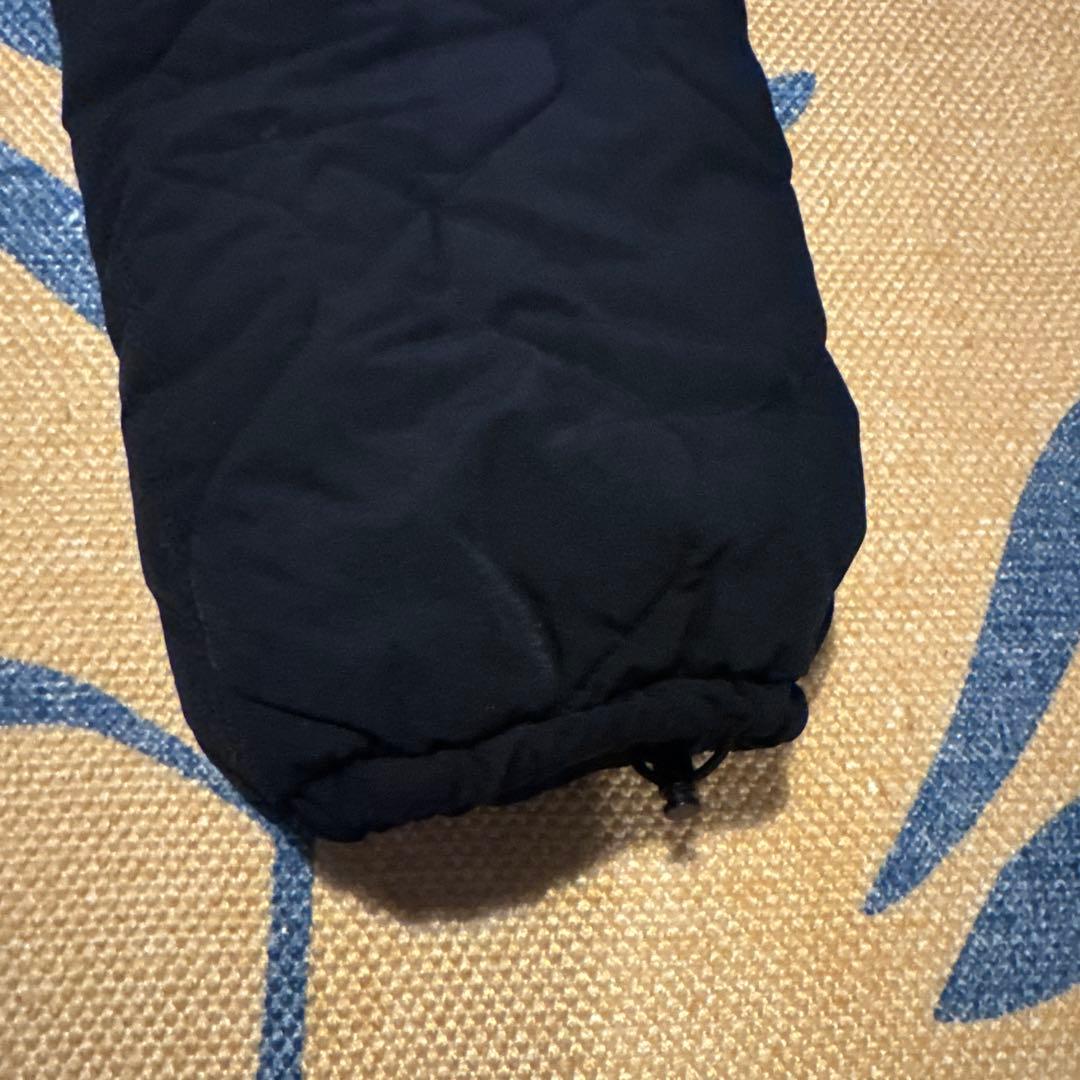 NO GOLF ブラックキルティングパンツXL