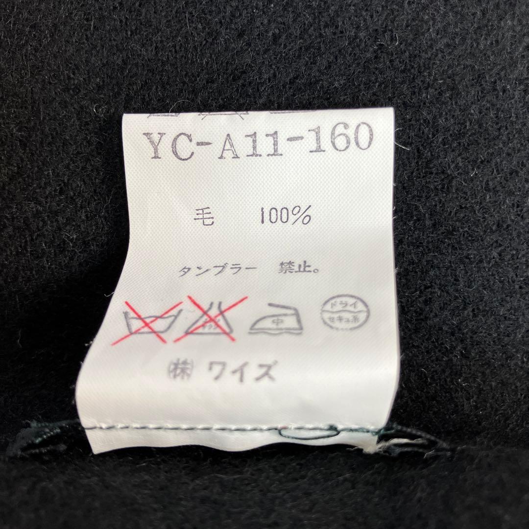 Y's ヨウジヤマモト マフラー　ストール　フリンジ　黒　ウール