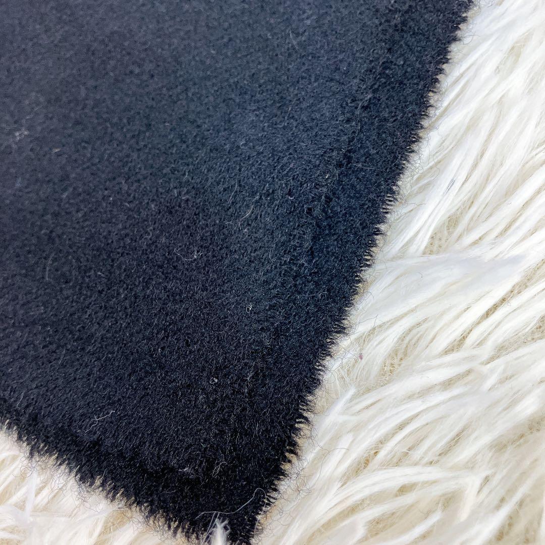 Y's ヨウジヤマモト マフラー　ストール　フリンジ　黒　ウール