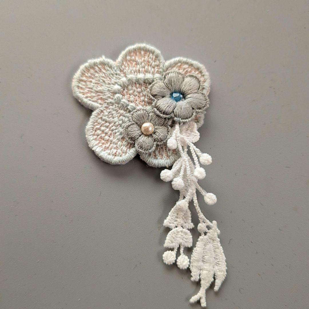 a 34 ミナペルホネンアクセサリー ブローチハンドメイド - メルカリ