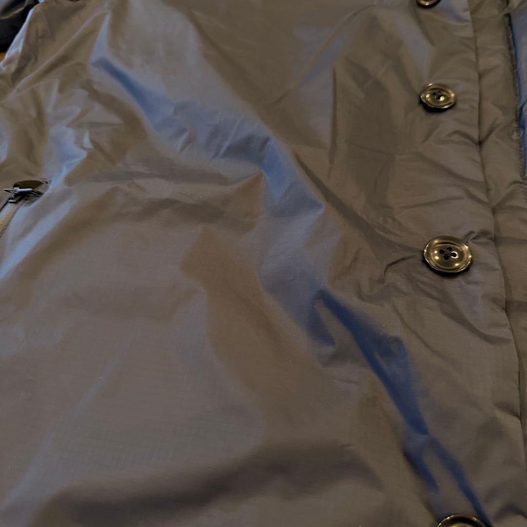 NANGA オーロラ ステンカラーダウンコート Lサイズ ネイビー 2way