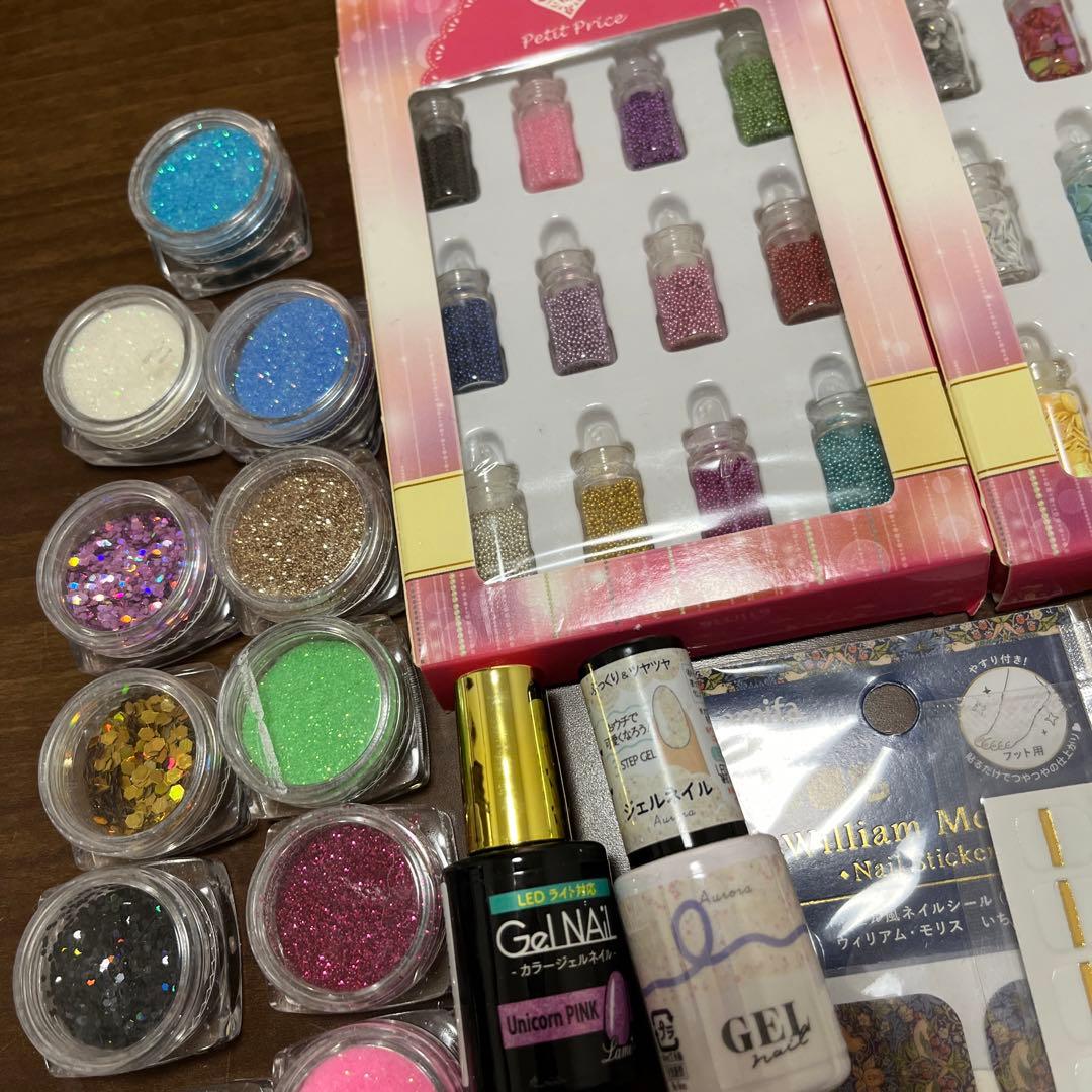 ジェル ネイル マニキュア シール まとめ売り ハンド フット レジン