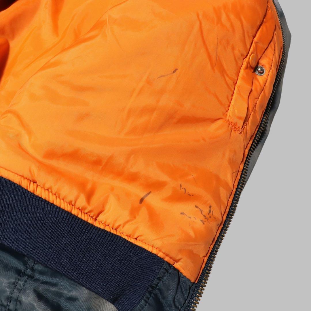 鬼フェード★90s★MA-1 フライトジャケット★短丈★グランジ ボロ★Y2K