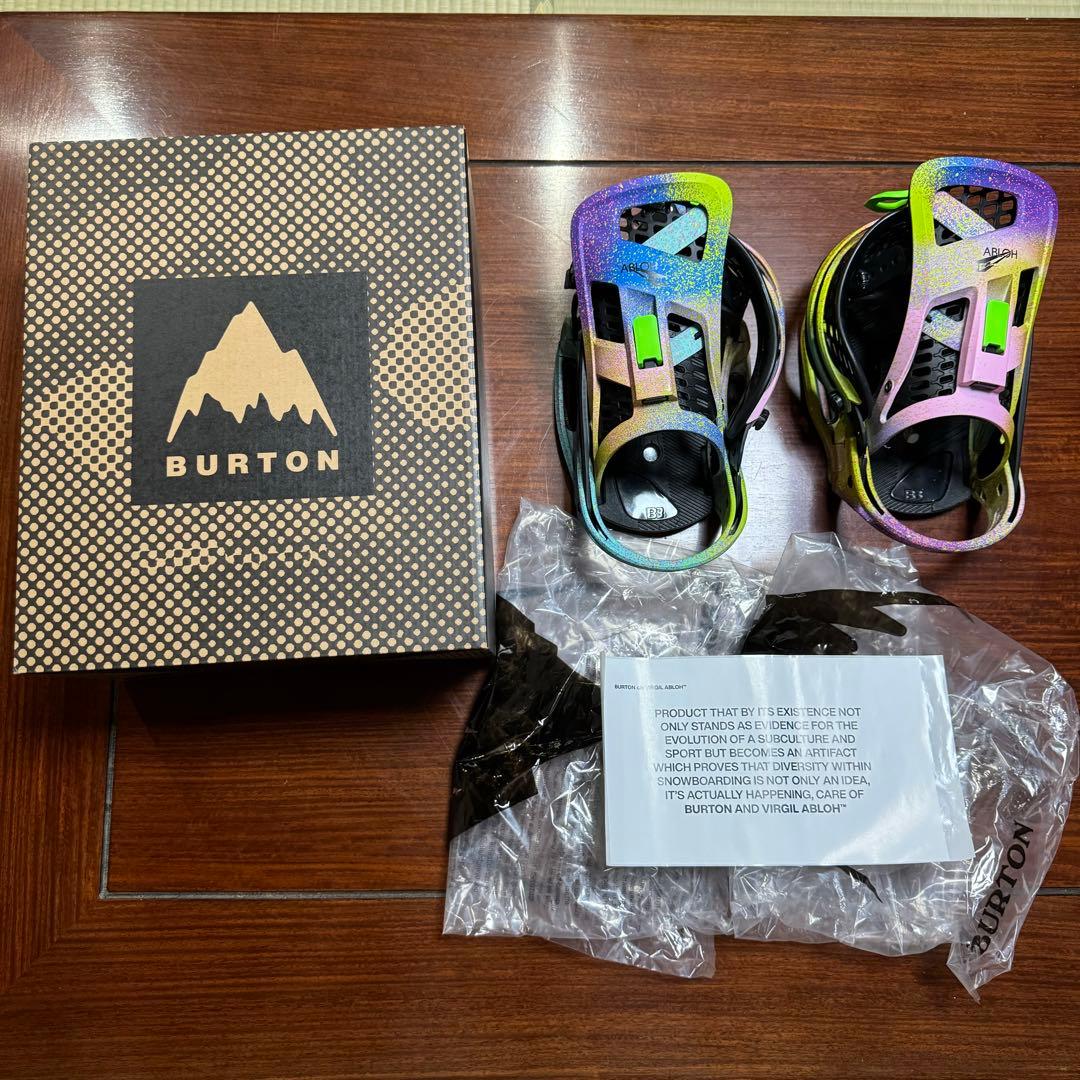 burton virgilabloh コラボ　ビンディング　メンズ　Sサイズ