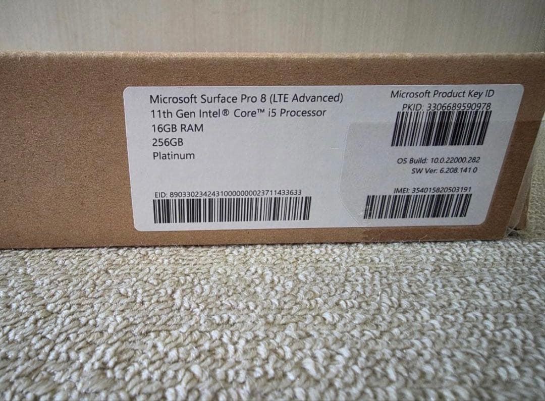 Surface Pro8 LTE 16GB SSD256GB 極美品