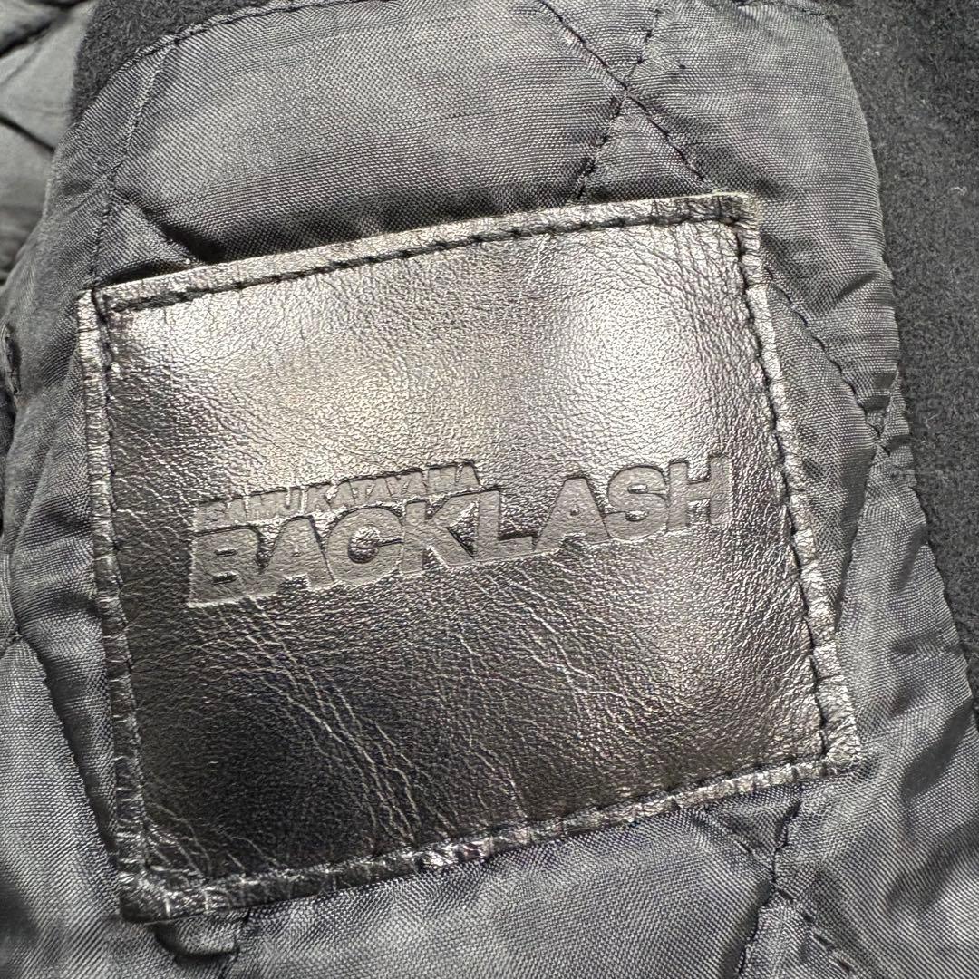 希少/美品✨イサムカタヤマバックラッシュ　袖レザー　スタジャン　ホースハイド　S