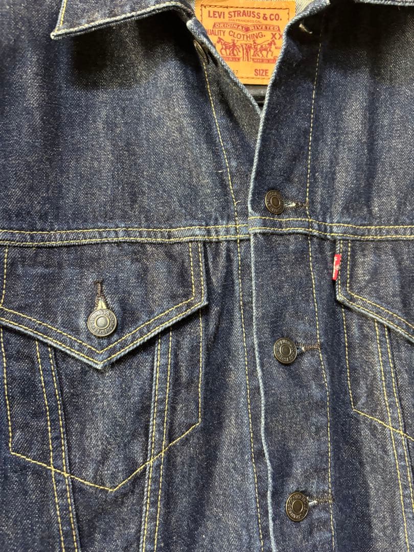 極美品　リーバイス　557 Gジャン　3rd 42 デニムジャケット　日本製