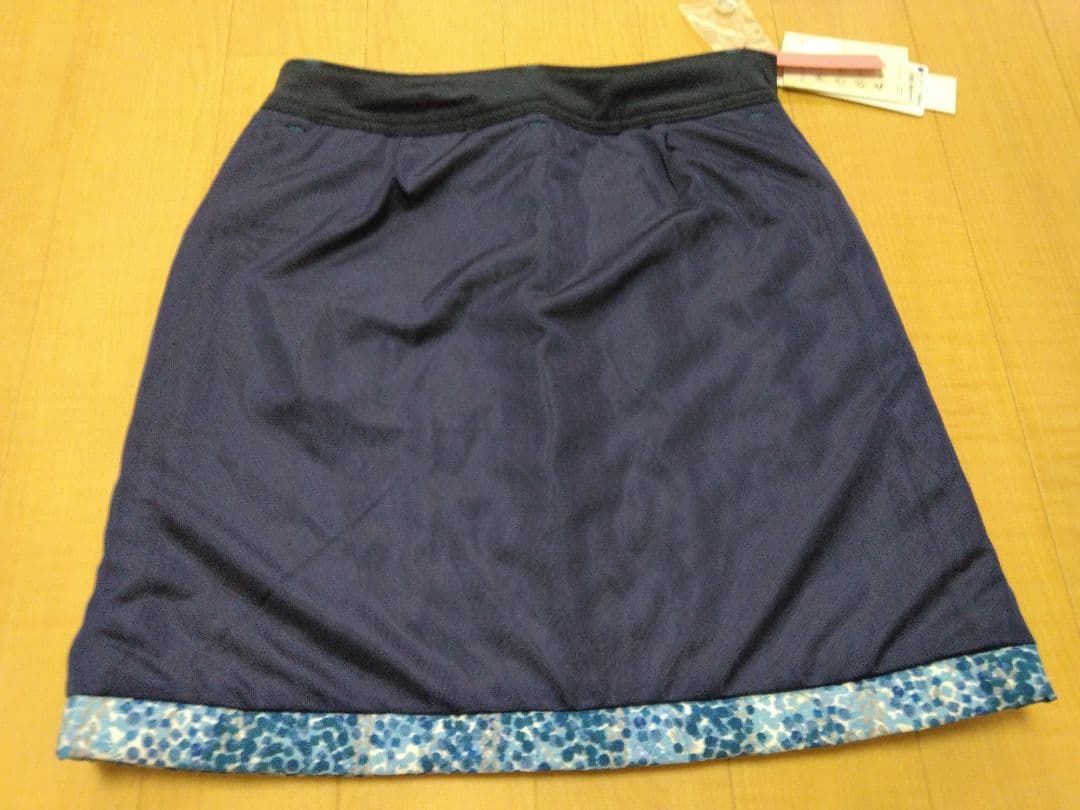 【新品】ZOY ゾーイ 中綿入り ブルー系柄模様 スカート サイズ36