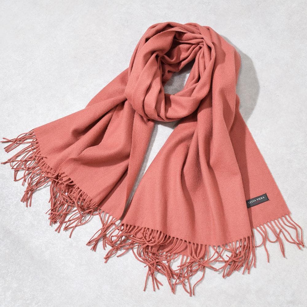 深喜毛織 TESTA VIERA CASHMERE カシミヤ 大判ストール