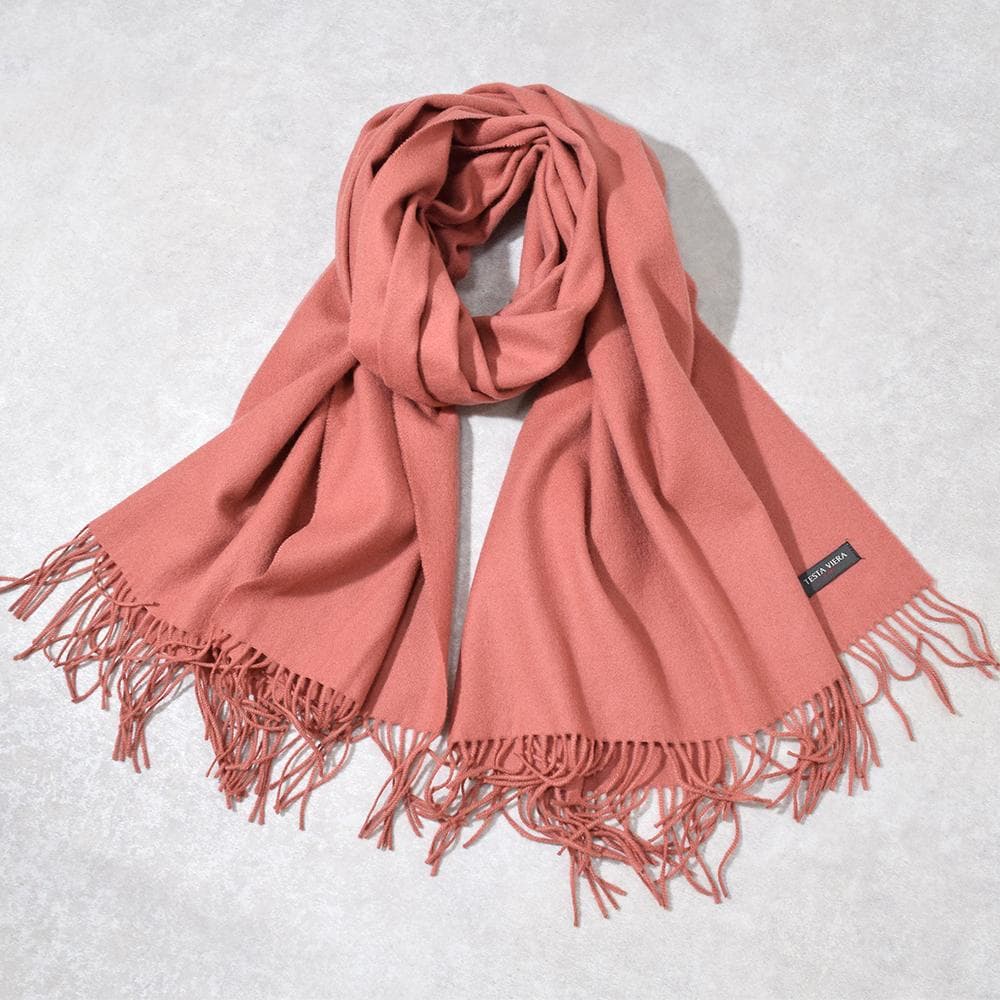 深喜毛織 TESTA VIERA CASHMERE カシミヤ 大判ストール