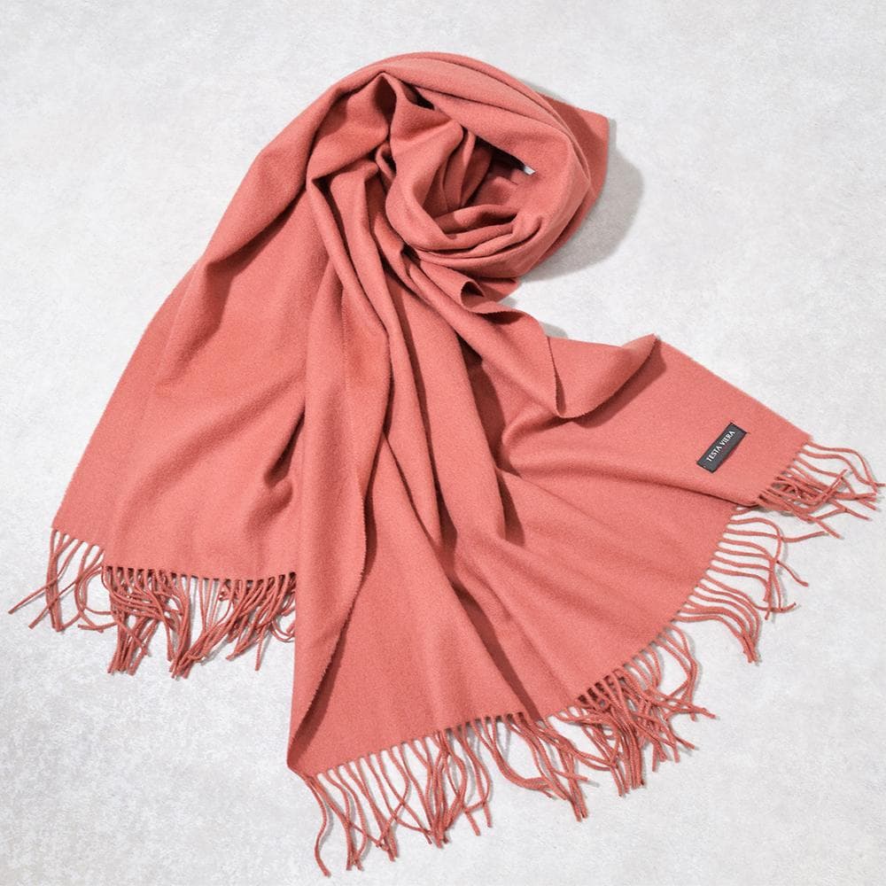 深喜毛織 TESTA VIERA CASHMERE カシミヤ 大判ストール