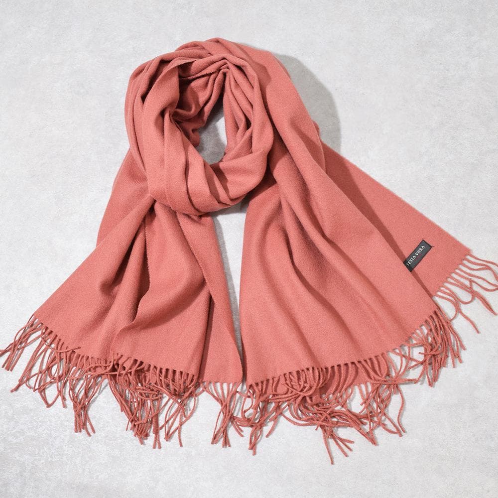 深喜毛織 TESTA VIERA CASHMERE カシミヤ 大判ストール