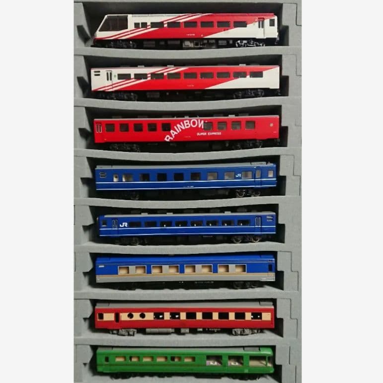 Nゲージ 14系 24系 夢空間 + レインボー めぐり愛エクスプレス再現セット