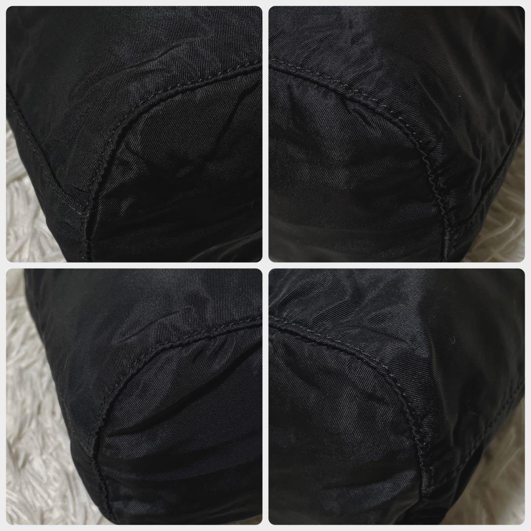 【美品】PRADA プラダ　ポーチ　巾着　ナイロン　レディース　ミニ　ブラック