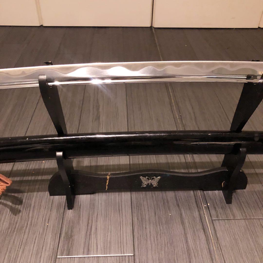 高級模造刀　高級居合刀　優波紋　亜合金刀身　名刀　居合刀　朱拵え