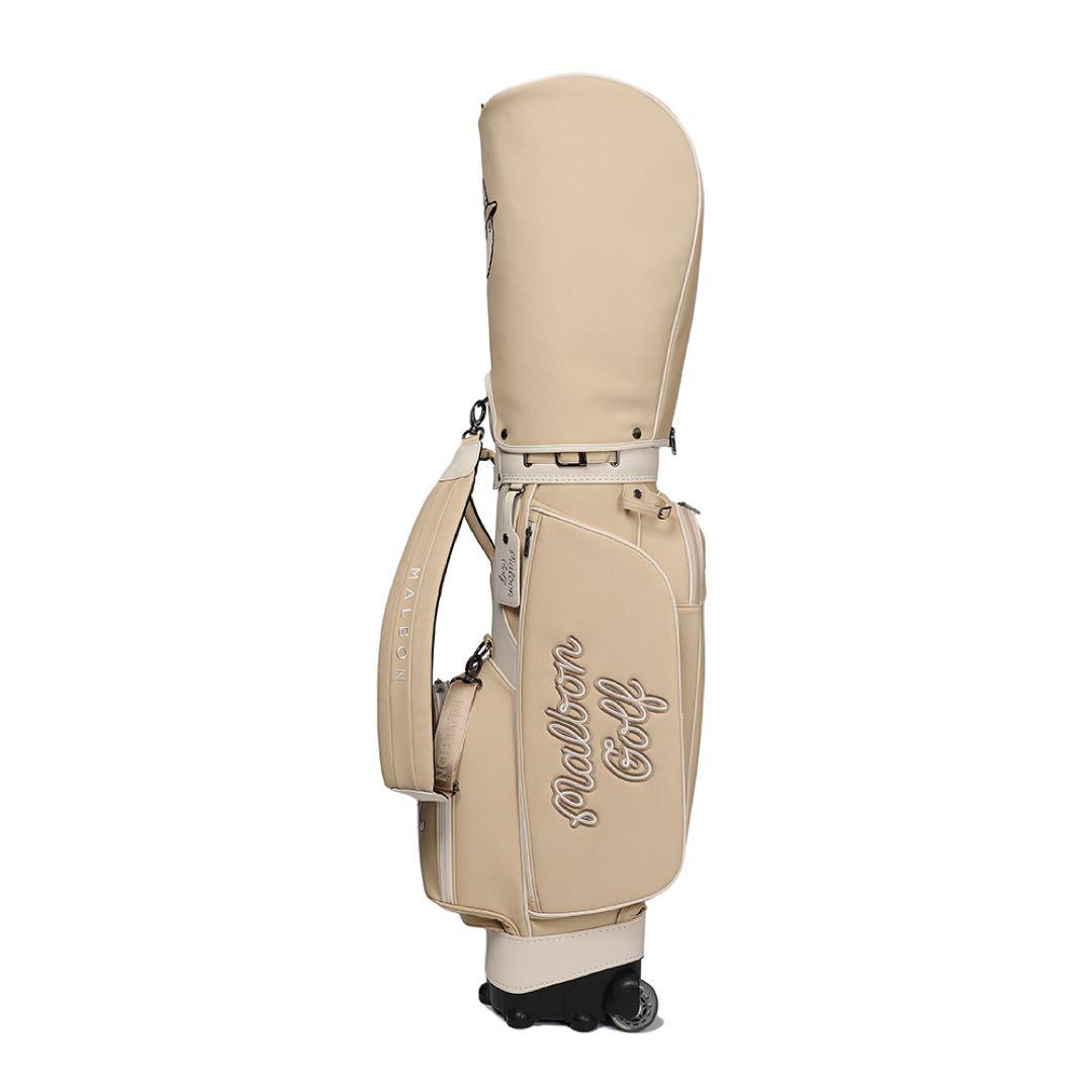 【即発送】MALBON マルボンゴルフ キャディバッグ ゴルフバッグ ベージュ