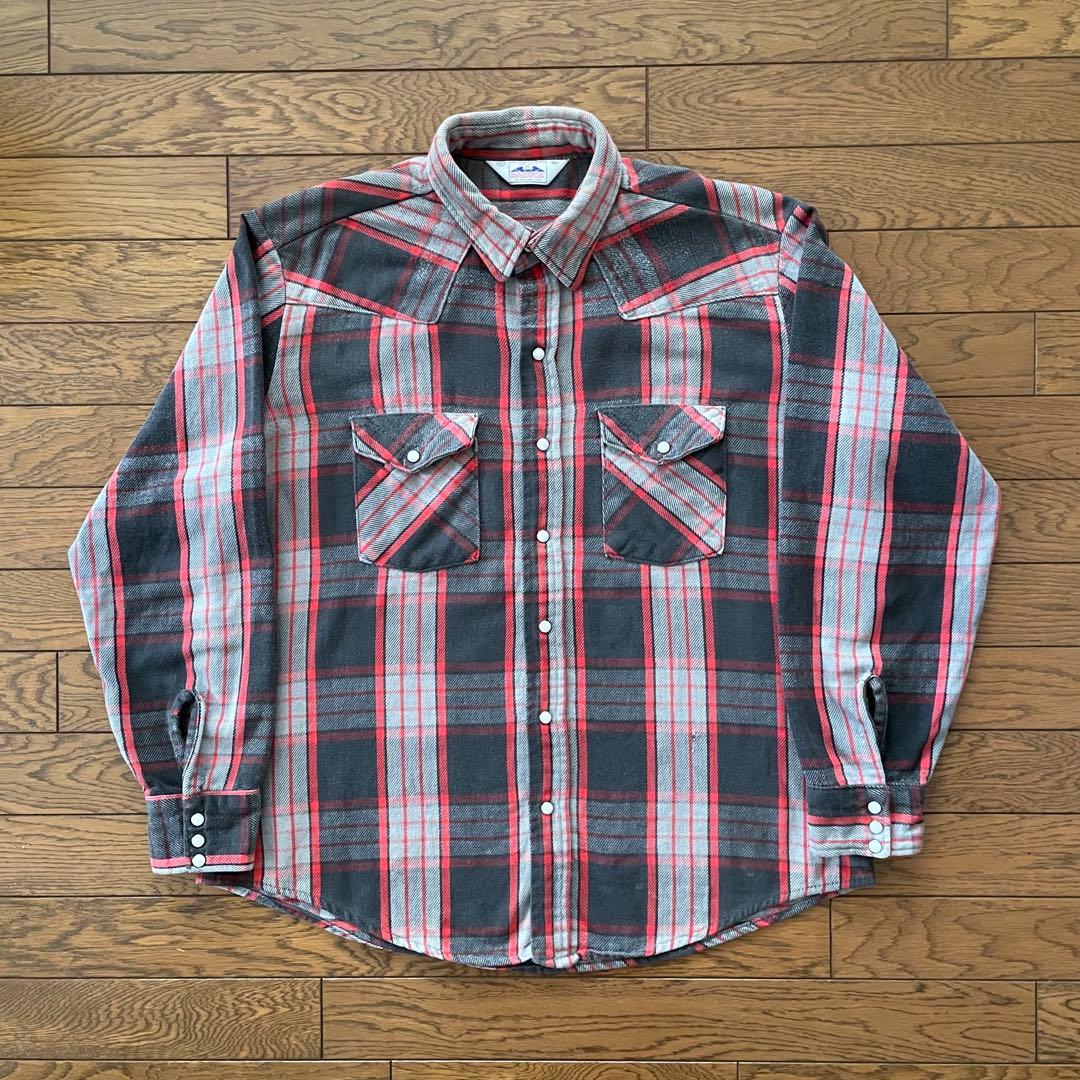 80s DAKOTA FIVE BROTHER ネルシャツ USA製 XL - メルカリ