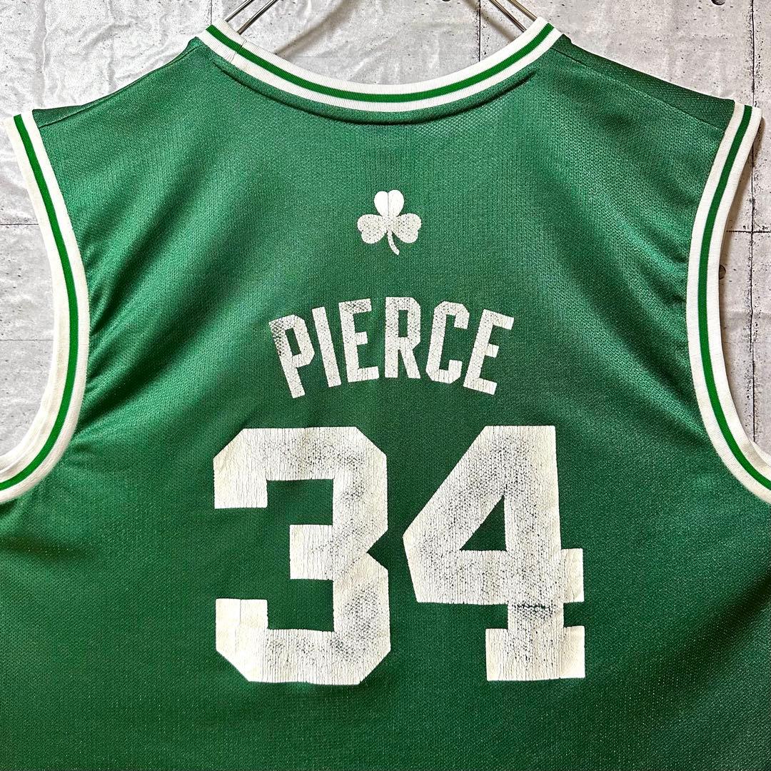 古着 アディダス タンクトップ 刺繍 NBA セルティックス 2XL 緑 激レア
