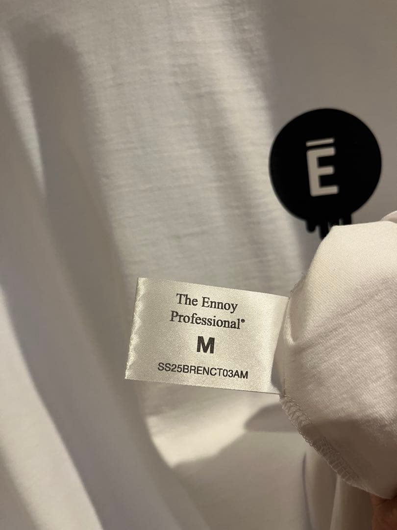 トップス Ennoy CIRCLE E DRIP T-SHIRT