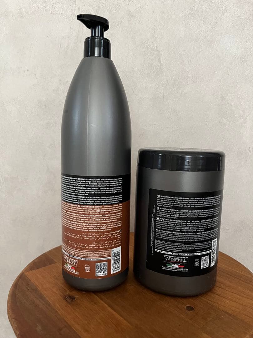 イタリア　シャンプー1000mlマスク1000ml セット　チョコレートの香り