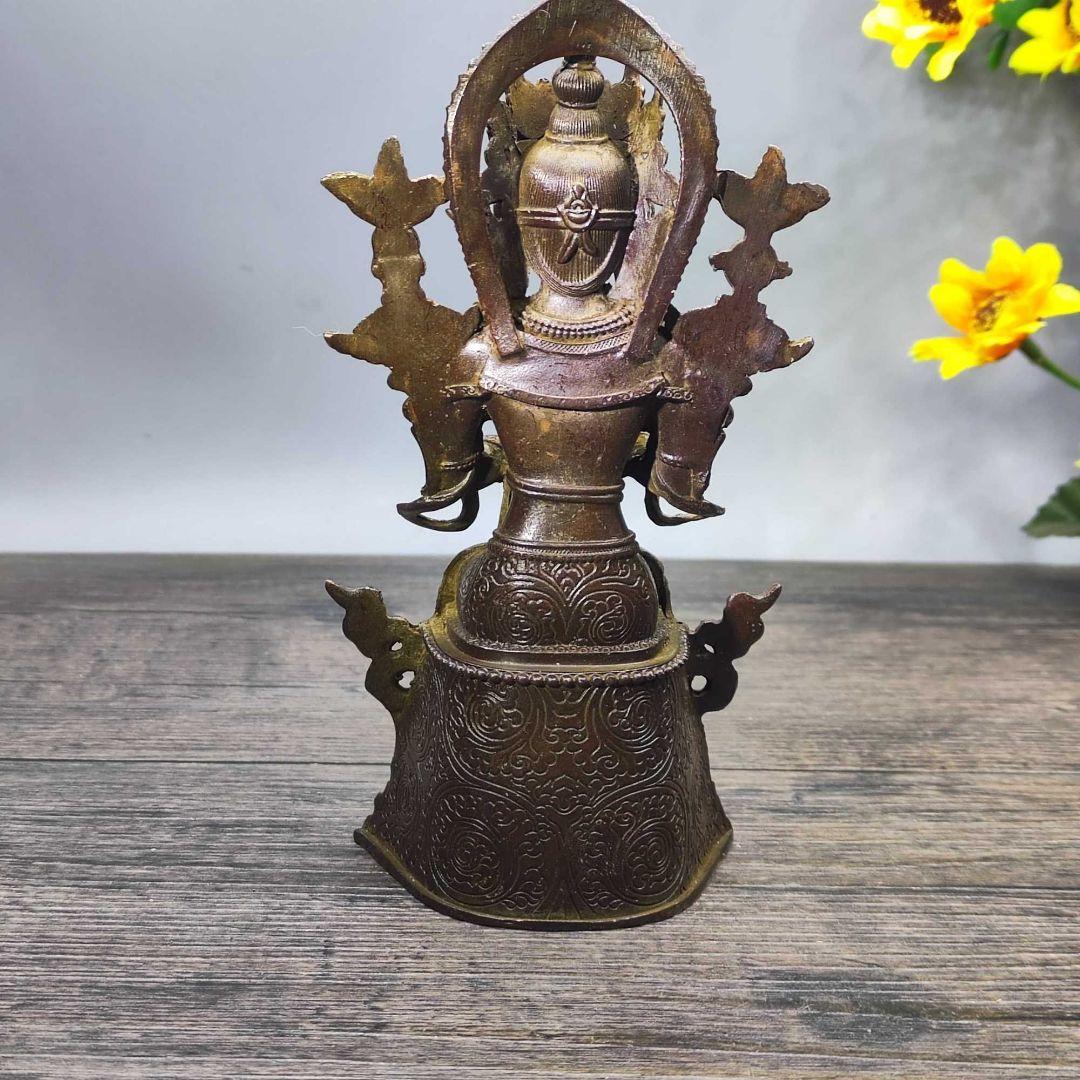 仏教美術 チベット菩薩仏像 仏堂供養 応接間 神像 銅製品 工芸品 置物
