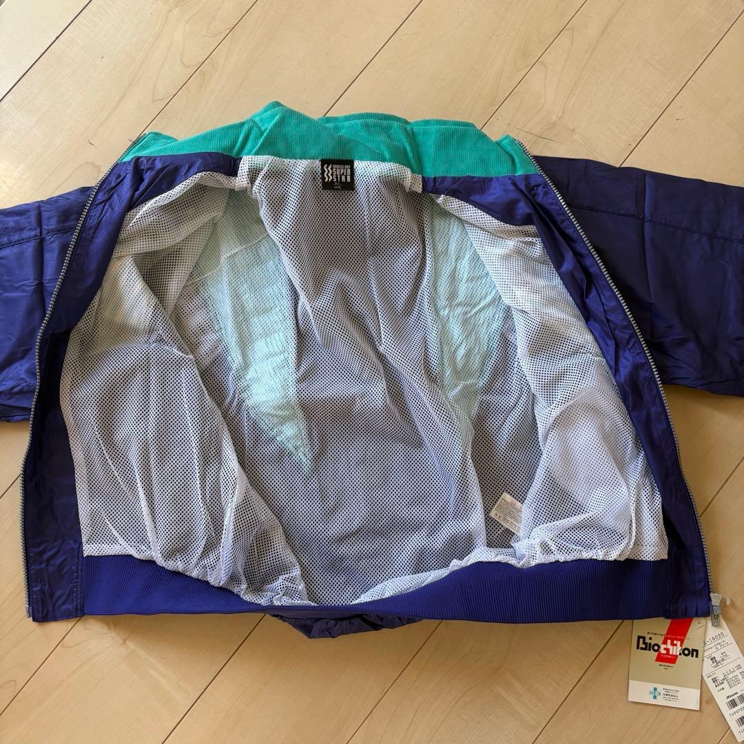 90s スーパースター　ナイロン　セットアップ　パープル　L