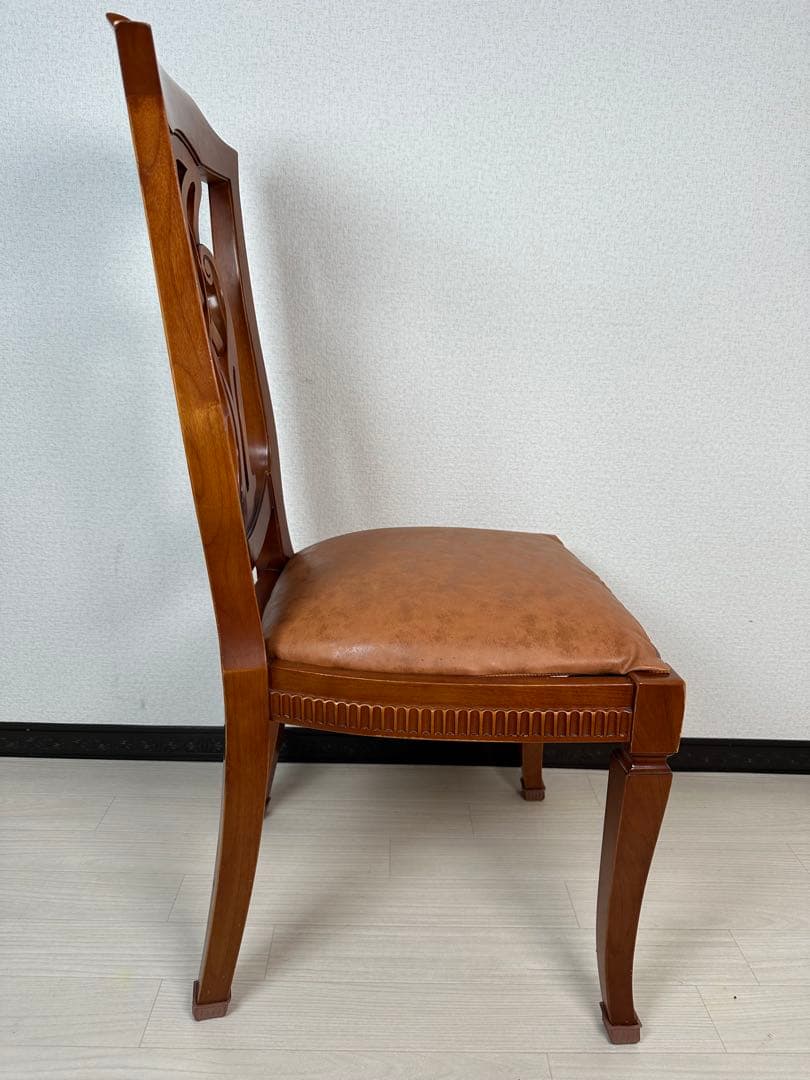 （2/6）英国 アンティーク YAZHEN ダイニングチェア 食卓椅子 ※i4※