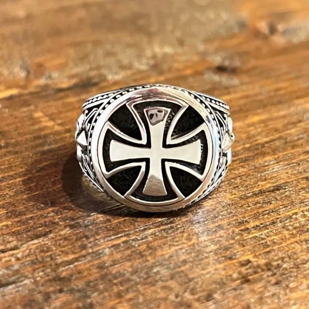 【New Arrivals】シルバー925 Iron cross リング