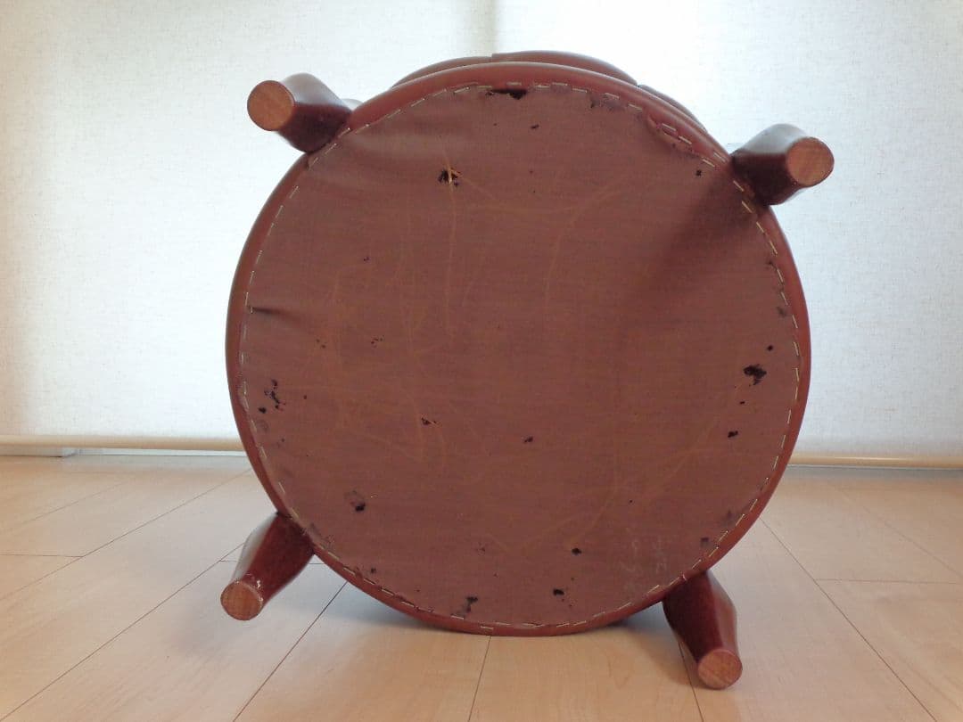 maruni マルニ ベルサイユ 本革 スツール オットマン チェア