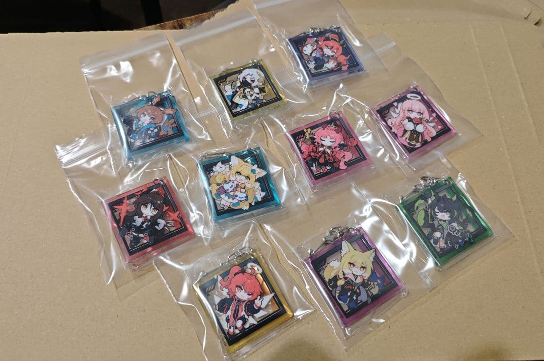 アークナイツ 会場限定ガチャ アクリルキーホルダー フルセット10点