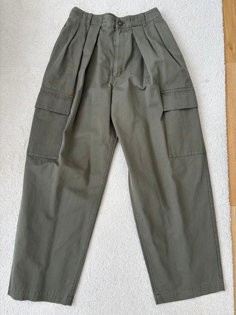 【最終値下げ】CLANE WIDE TUCK WORK PANTS