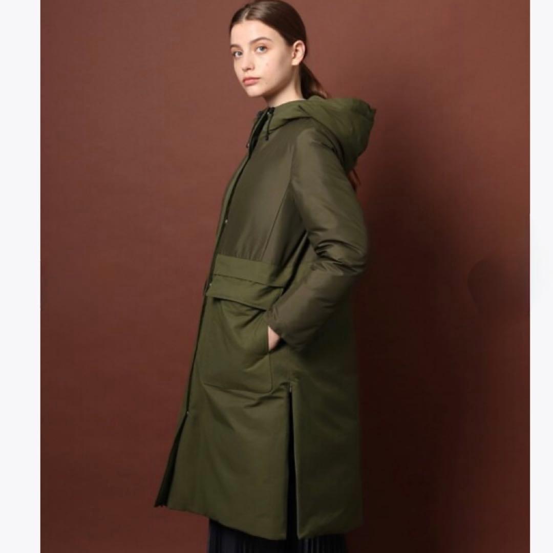 美品✨ドレステリア Aラインダウンコート カーキ