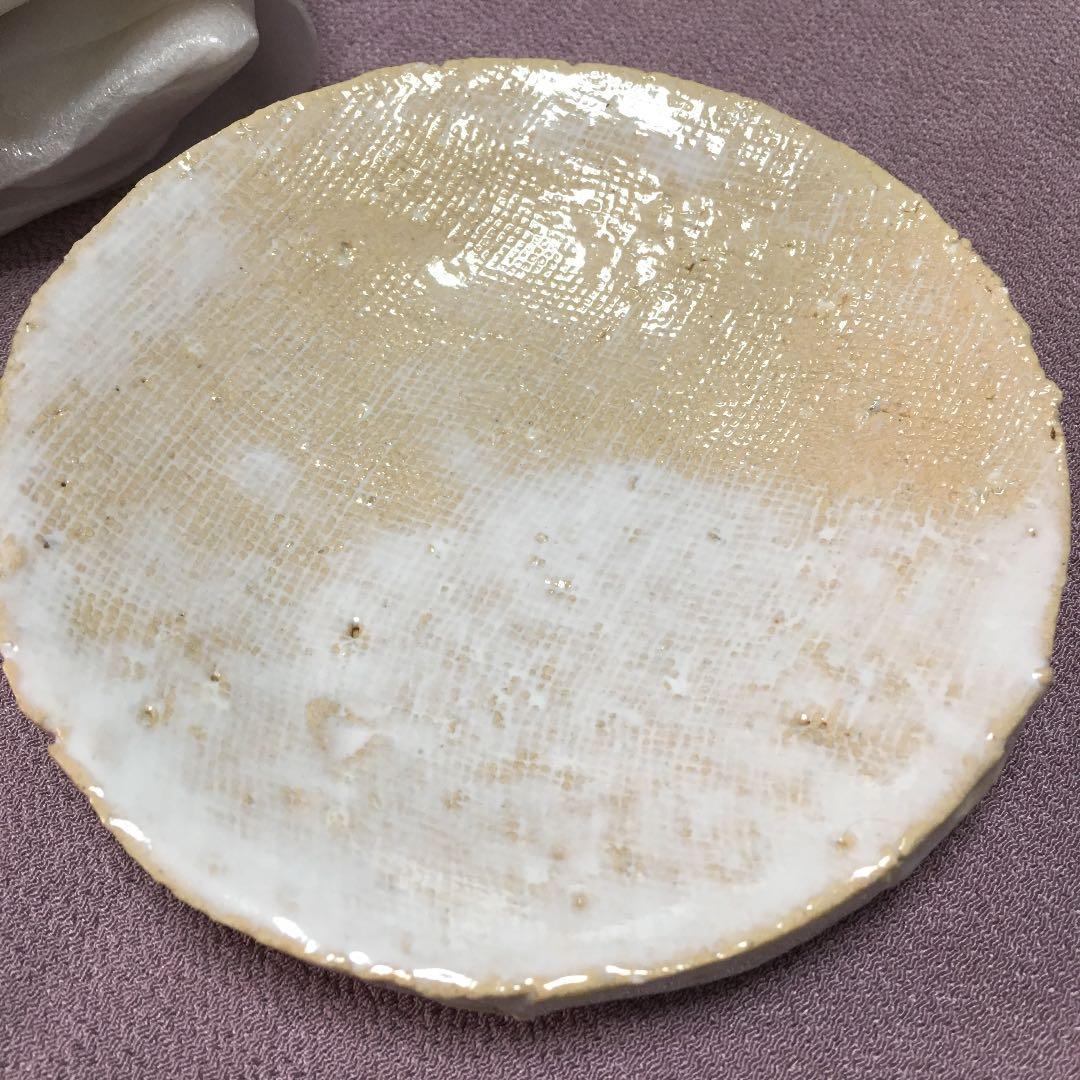 0548　萩焼 窯元 梅田陶楽 皿 5客 セット