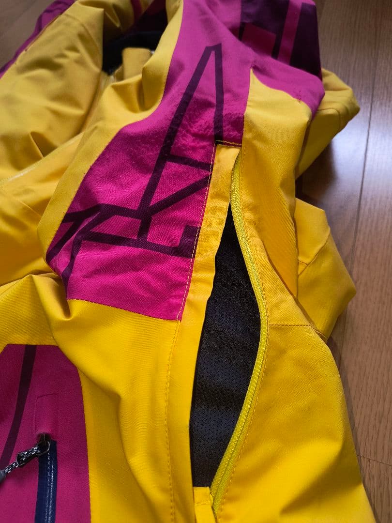 MIZUNO スキージャケット イエロー/ピンク