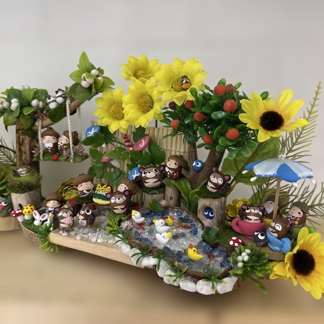 どんぐりアート♡summerおまかせオブジェ2点♡