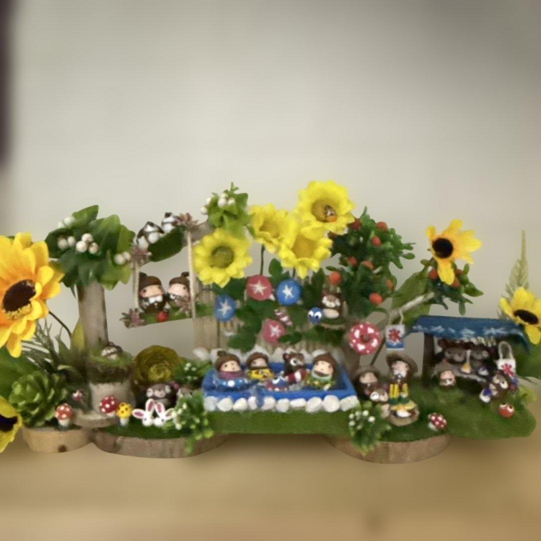 どんぐりアート♡summerおまかせオブジェ2点♡