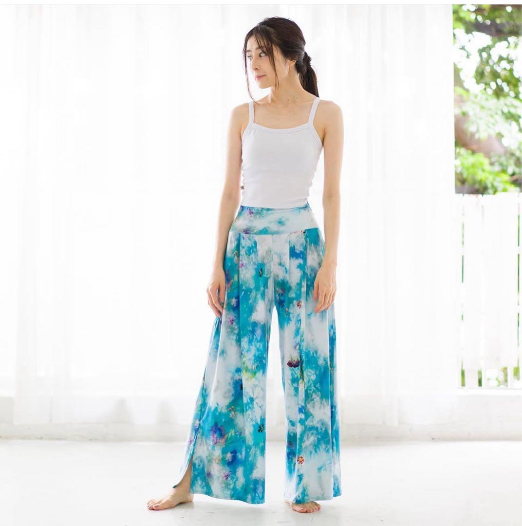 Lindaworks】公式サイト完売！アーヤパンツ Gサイズ-ウォーターリリー
