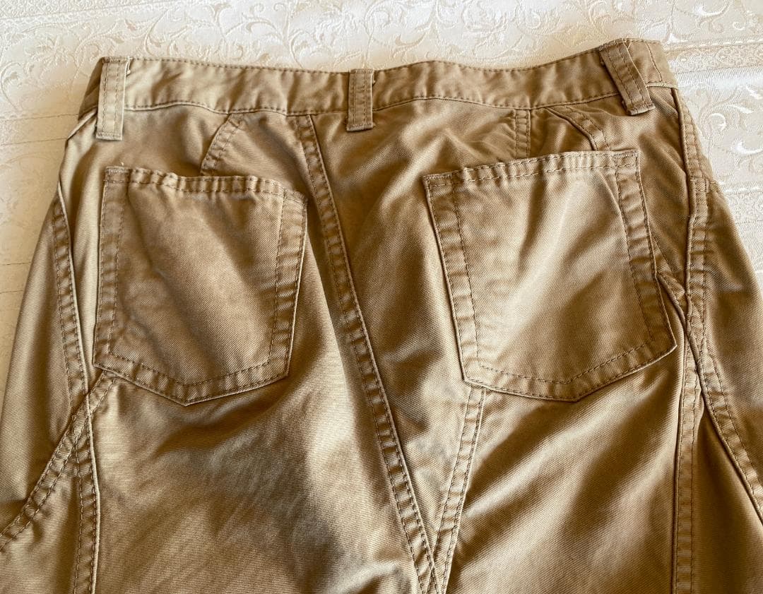 JUNYA WATANABE MAN PINK　カーキ　チノ　マーメイドスカート