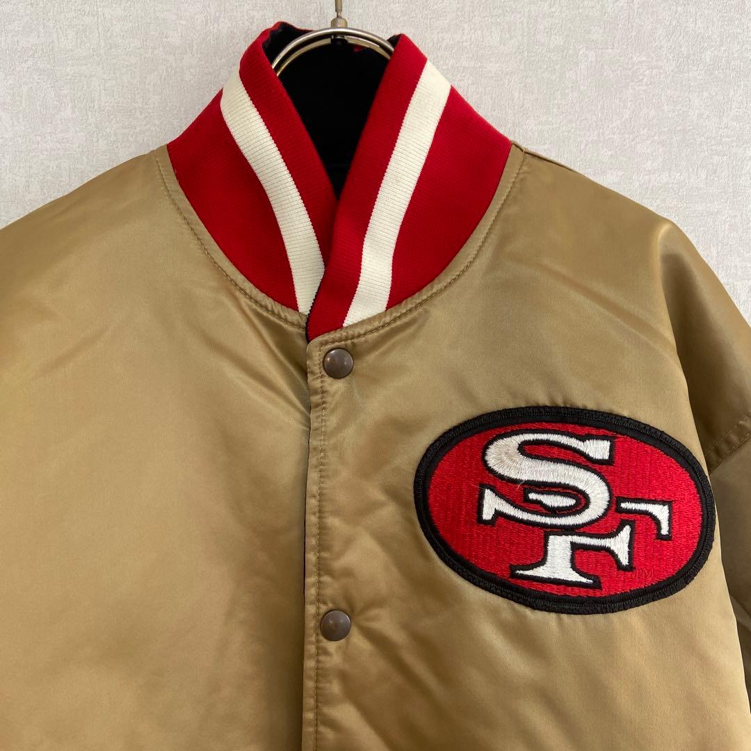 サンフランシスコ 49ers ナイロン スタジャン NFL リバーシブル Lの