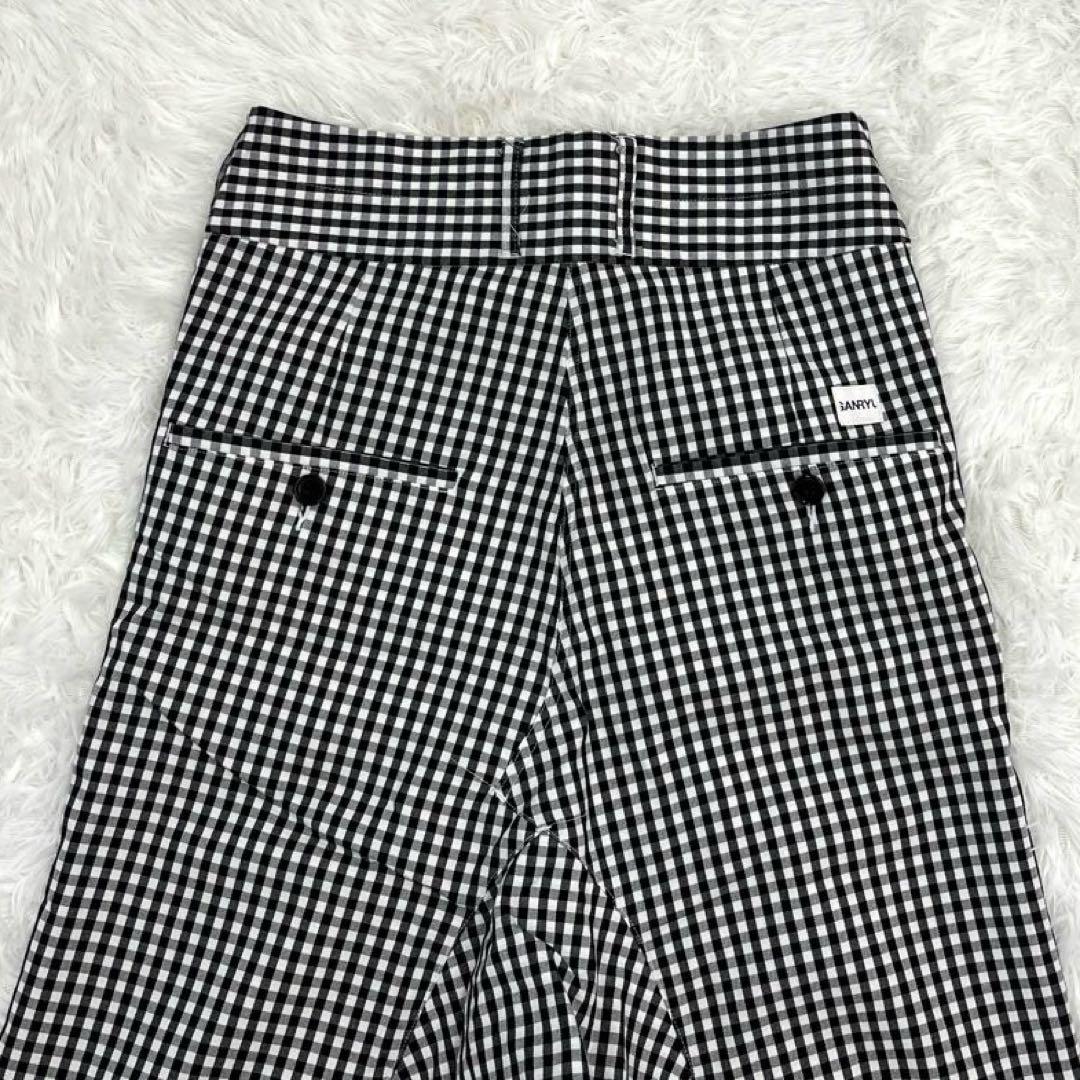 【美品】ガンリュウ・サルエルパンツ・ショートパンツ・ギンガムチェック・14SS