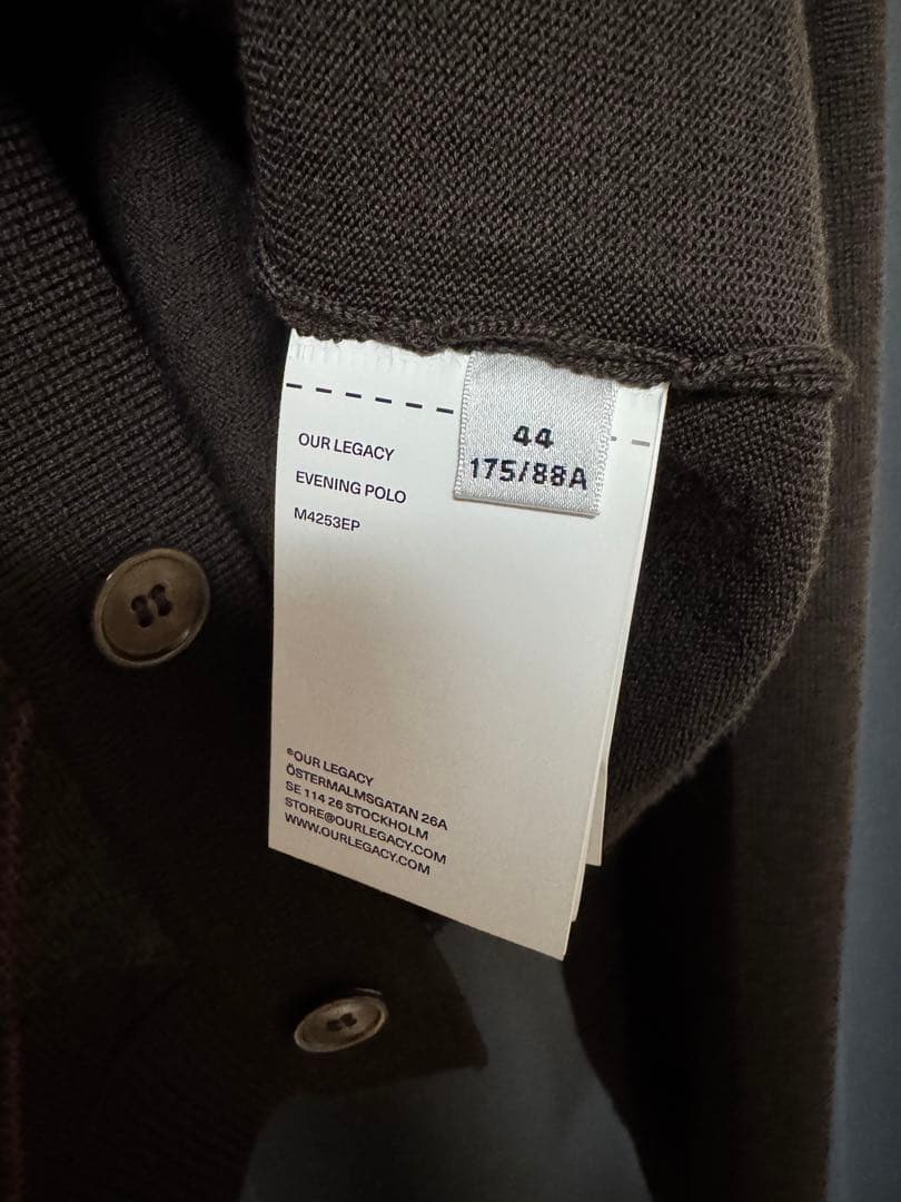 トップス our legacy evening polo 25aw